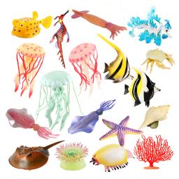 item search image for Marine Animals Jellyfish Squilla Shrimp Sea anemone Starfish Trilobites Toy Animals Figures Action Figure Toys Games Kids Gifts