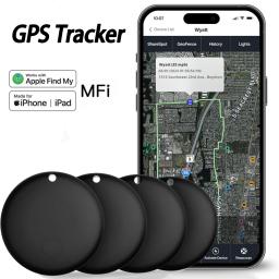 item search image for Air Tags GPS Tracker Tag Work with Apple Find My (iOS Only) Smart Tag Item Finders for Key Luggage Backpack etc