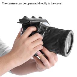 item search image for Camera Case Camera Underwater Case Camera Diving Case Tteoobl Underwater Waterproof Dving Case Bag 20M for Nikon DSLR Cameras