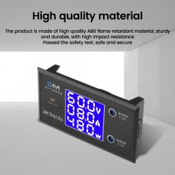 item search image for Digital Multimeter DC 0-100V 10A Voltage Current Power Meter Large LCD Screen for Home Appliances Electrical Testing