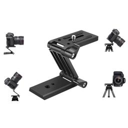 item search image for Aluminium Z-Flex Tilt Head Z Type Tripod Head with 2 Adjust Knob Quick Release Plate for Tripod/DSLR Cameras Camcorders/Slider