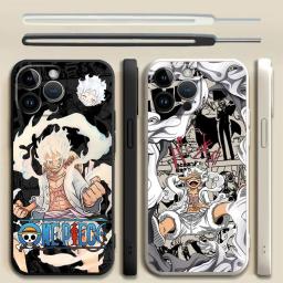 item search image for O-One Piece Luffy 5 Gear Phone Case for Apple iPhone XS 11 12 13 Pro Max XR 7 8 16 14 15 Plus 16e Soft Cover