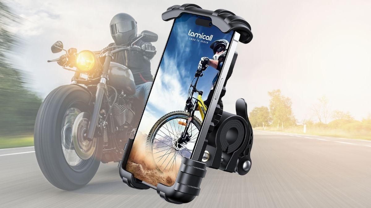 image for Lamicall Bike Phone Holder: How This Motorcycle Mount Keeps Your Phone Secure