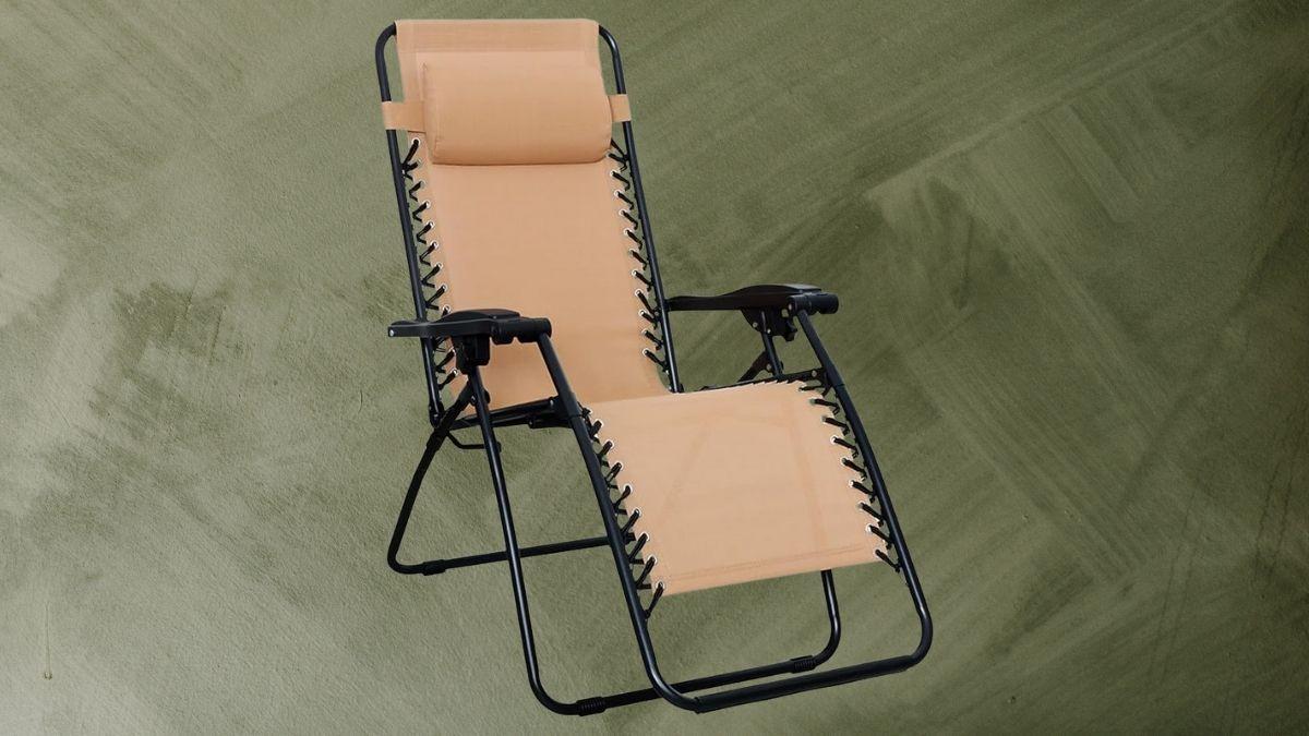 image for Amazon Basics Outdoor Lounge Chair: Affordable Zero Gravity Comfort for Every Space