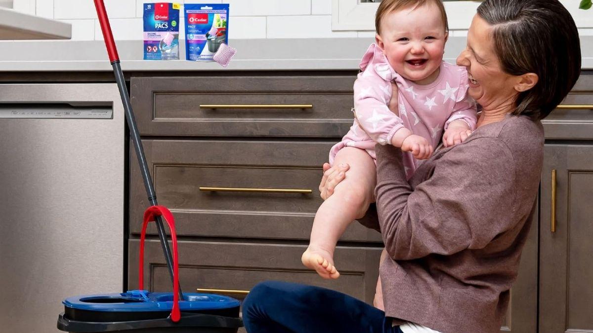 image for O-Cedar PACS Hard Floor Cleaner: A Cleaner, Easier Approach to Floor Care