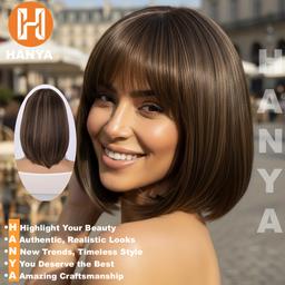 item search image for TEMU 22-inch Heat-resistant Synthetic Wig - Fashionable & Versatile For Daily Wear & Special Occasions | Perfect Gift For Valentine's Day, , | Ideal For Content Creation