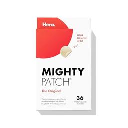 item search image for Mighty Patch Original Patch from Hero Cosmetics - #1 Hydrocolloid Acne Pimple Patches for Face, Shrinking Zits & Whiteheads in 1 Use, Nighttime Spot Pimple Stickers for Face, 36 Count
