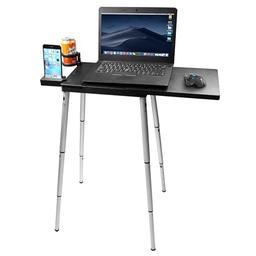 item search image for Portable Laptop Computer Stand Desk Table, Compact Foldable, Lightweight 3 lbs , Adjustable Height 19-29 inches, For Remote Work Travel Home Office School