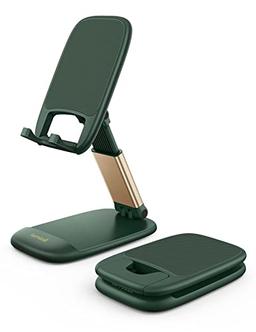 item search image for Lamicall Cell Phone Holder, Desk Accessories - Green iPhone Cellphone Stand, Office Desktop Accessories, Office Must Have, Gifts for Desk Decor, Phone