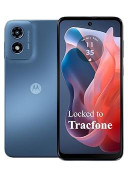 item search image for Tracfone Motorola Moto g Play 2024 [Activation Promotion] Locked to Tracfone, 64GB, Includes 1500Min/1500Txt/1500MB, 365 Days Service Plan, 6.5" 90Hz Display, 50MP Camera, Storage 4GB RAM