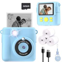 item search image for ESOXOFFORE Kids Camera Instant Print, Christmas Birthday Gifts for Kids Age 3-12, Selfie Digital Camera with 1080P Videos,Toddler Portable Travel Toy for 4 5 6 7 8 9 Year Old Boys Girls-Blue