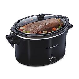 item search image for Hamilton Beach Slow Cooker, Extra Large 10 Quart, Stay or Go Portable With Lid Lock, Dishwasher Safe Crock, Black (33195)