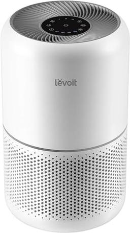 item search image for LEVOIT Air Purifier for Home Allergens Pet Hair in Bedroom, Covers Up to 1073 ft² by 56W High Torque Motor, AHAM VERIFIDE, 3-in-1 Filter with HEPA Sleep Mode, Remove Dust Smoke Odor, Core300-P, White