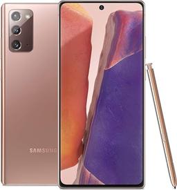 item search image for Samsung Galaxy Note 20 5G (128GB, 8GB) 6.7" AMOLED+, Snapdragon 865, Global 5G VoLTE (Fully Unlocked for AT&T, Verizon, Sprint, Metro) N981U (Mystic Bronze) (Renewed)