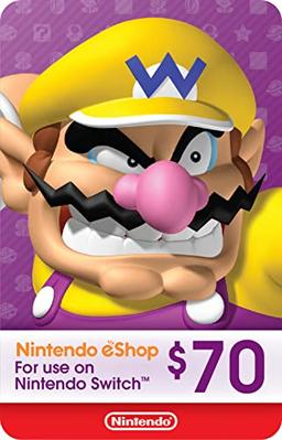 item search image for $70 Nintendo eShop Gift Card [Digital Code]