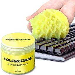 item search image for ColorCoral Cleaning Gel Universal Dust Cleaner for PC Keyboard Car Detailing Office Electronics Laptop Dusting Kit Computer Dust Remover, Computer Gaming Car Accessories, Gift for Men Women 160g