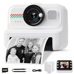 item search image for HiMont Kids Instant Print Camera, 1080P HD Kids Camera Instant Print with 3 Rolls Print Paper & 32GB Card, Ideal Kid Toys Gifts for Boys & Girls Age 3-14 (Black)