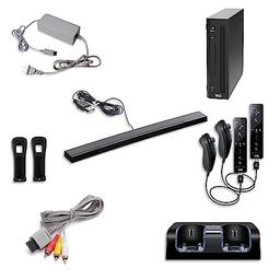 item search image for Nintendo Wii Console, Black Premium Bundle (Renewed)