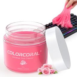item search image for ColorCoral Universal Cleaning Gel Keyboard Dust Cleaner for Office Electronics Product,Cleaning Putty for Car Detailing Laptop Dusting Kit Computer Dust Remover,Computer Cleaning Accessories,Rose Pink