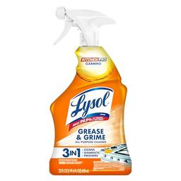 item search image for Lysol Pro Kitchen Spray Cleaner and Degreaser, Antibacterial All Purpose Cleaning Spray for Kitchens, Countertops, Ovens, and Appliances, Citrus Scent, 22oz