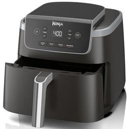 item search image for Ninja | Air Fryer | 4-in-1 Pro Air Fry, Roast, Reheat, Dehydrate | 5QT Capacity fits up to 4lbs of French Fries | 400F Max Temp | Nonstick Basket & Crisper Plate | 120V | Grey | AF141