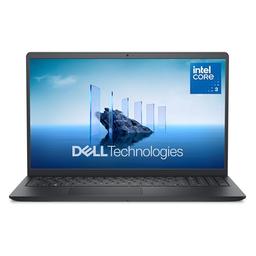 item search image for Dell 15 Laptop DC15250-15.6-inch FHD 120Hz Display, Intel Core 3 Processor 100U, 8GB DDR4 RAM, 512GB SSD, Intel UHD Graphics, Windows 11 Home, Onsite Service - Carbon Black