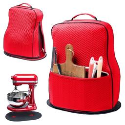 item search image for BAGSPRITE Stretchy Stand Mixer Cover with Appliance Slider– Washable Applicance Cover Compatible with KitchenAid Mixer 6/7/8 Quart – Dust Cover with Pockets for KitchenAid Accessories and Attachments