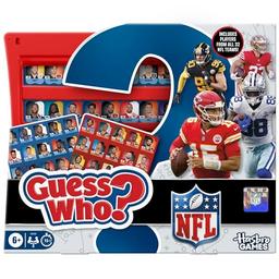 item search image for Guess Who? NFL Edition Board Game | Officially Licensed NFL Game for Kids and Families | Ages 6+ | 2 Players | 15 Mins. | Football Games