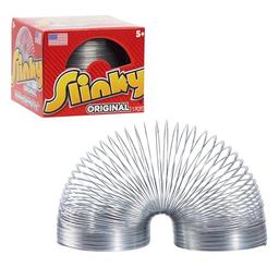 item search image for The Original Slinky Walking Spring Toy, 2.75-inch Diameter Metal Slinky, Fidget Toys