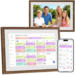 item search image for 10.1 Inch Digital Calendar Chore Chart with Touchscreen - Full HD Interactive Display, Wall & Desk Mountable Family Planner, to-Do List & Meal Planner, Digital Picture Frame Gifts for Women Mom
