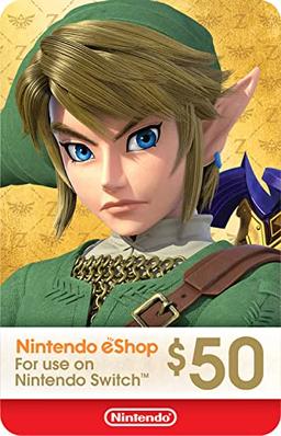 item search image for $50 Nintendo eShop Gift Card [Digital Code]