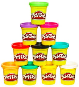 item search image for Play Doh Modeling Compound 10-Pack Case of Assorted Colors, Non-Toxic 2 oz. Cans, Back to School Gifts, Prizes, & Party Favors, Preschool Toys for Kids, Ages 2+ (Amazon Exclusive)