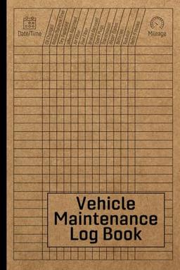 item search image for Vehicle Maintenance Log Book: Car Repair Journal / Automotive Service Record Book / Oil Change Logbook / Auto Expense Diary / Engine Autolog / Automobile, Truck Or Motorcycle Owner Gift Notebook