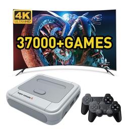 item search image for Kinhank Super Console X Retro Video Game Console Built in 37,000+ Games,Emulator Console Compatible with Most Emulators,Game Consoles for 4K HD Output,5 Players,LAN/WiFi,2 Gamepads