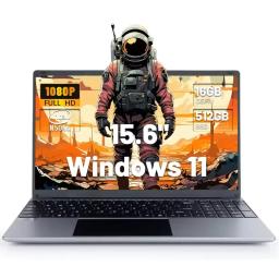 item search image for URAO LT1505 15.6 Inch Laptop 16GB DDR4 512GB SSD Intel N5095 IPS Display 1080P Windows11 38000mAh Battery Business Home Laptop
