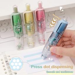 item search image for 12Pcs/Set Transparent Dot Dispensing Double-sided Tape Replaceable Refills Handbook Dot Glue Stationery School Office Supplies