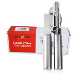 item search image for KOOMADE Stainless Steel Can Opener Safety Kitchen Tools Easy Grip Side Cut Manual Opener for Cans' Lid Kitchen Gadgets