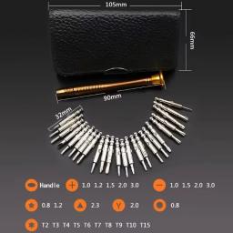 item search image for 1Set 25 in 1 Screwdriver Set Multifunctional Precision Screwdriver for Mobile Phone Laptop Disassembly Repair