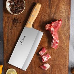 item search image for Kitchen Knife 3Cr13 Stainless Steel Kitchen Knives Rosewood Handle Cooking Cleaver Knife Vegetable Meat Fish Cutting Knives