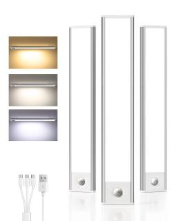 item search image for LED Motion Sensor Light Night Light Wireless USB Under Cabinet Light For Kitchen Cabinet Bedroom Wardrobe Sensor Indoor Lighting