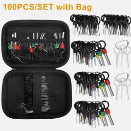 item search image for 100Pcs Car Terminal Removal Repair Tools Electrical Wiring Crimp Connector Pin Extractor Kit Keys Automotive Plug Pullers