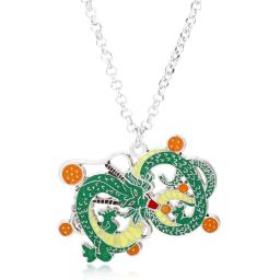 item search image for Anime Dragon Ball Z Shenron Necklace Cosplay Props Accessory Figure Metal Keychains Keyrings Pendants Figure Kids Toys Gifts