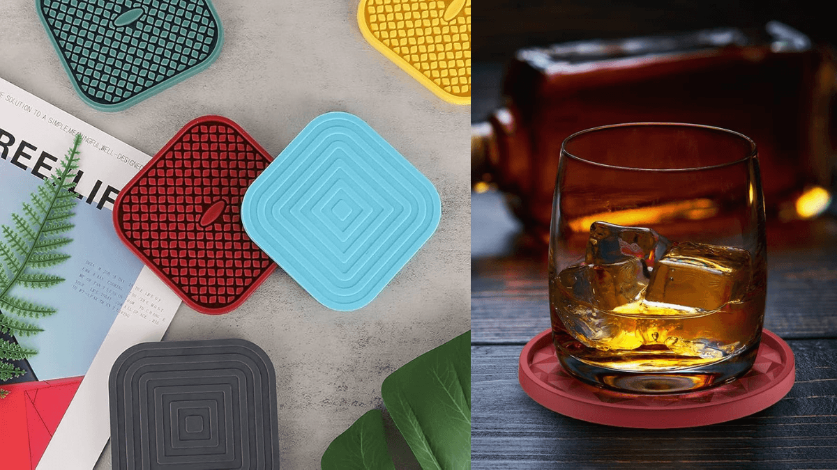 image for ME.FAN Silicone Coasters: The Ultimate Furniture Protection Solution
