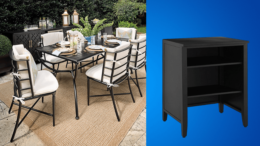 image for Easton Appliance Cabinet: Luxury Outdoor Storage Solution