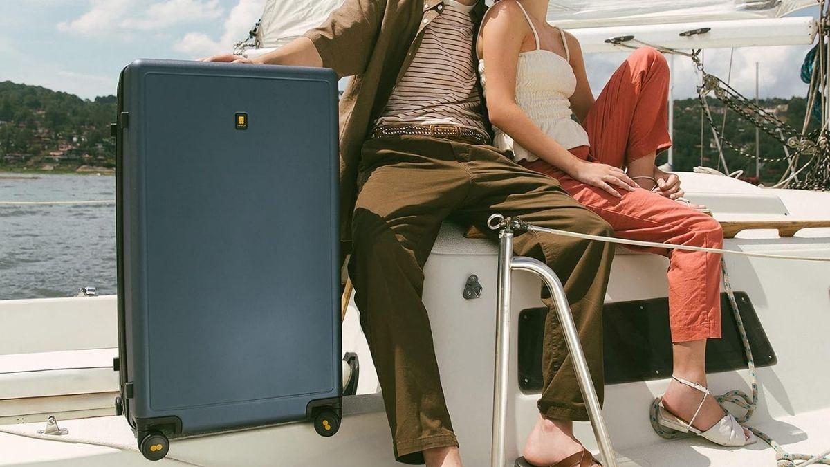 image for LEVEL8 Luminous Trunk 28-Inch: A Durable and Organized Suitcase for Long Journeys